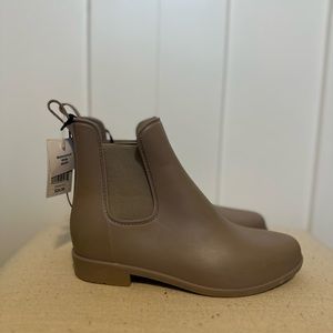Taupe Ankle Rain Boots